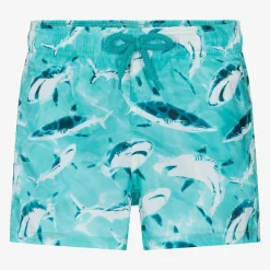 Vilebrequin Boys Blue Shark Print Swim Shorts Best