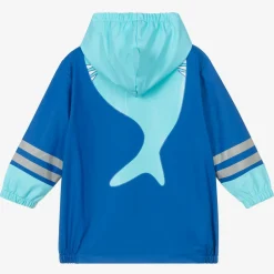 Playshoes Boys Blue Shark Raincoat