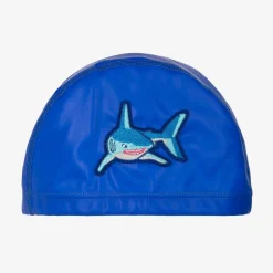 Bling2o Boys Blue Shark Swimming Cap Best