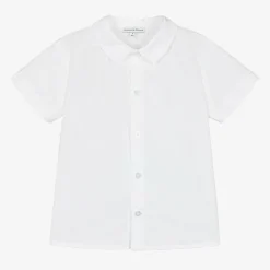 Beatrice amp; George Boys Blue Stripe Cotton & Linen Shorts Suit Online