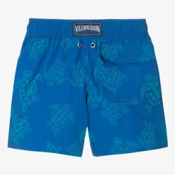Vilebrequin Boys Blue Turtle Swim Shorts Outlet