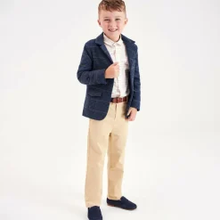 Beatrice amp; George Boys Blue Tweed Blazer