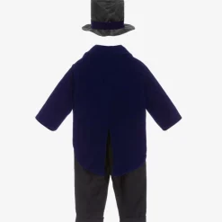 Andreeatex Boys Blue Velvet Suit Hot
