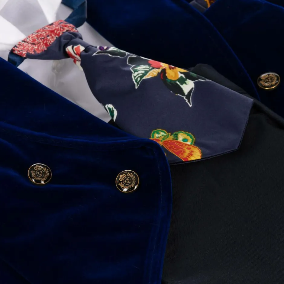 Andreeatex Boys Blue Velvet Suit Hot