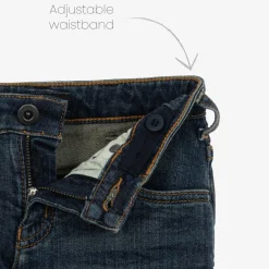 Emporio Armani Boys Blue Washed Denim Jeans Hot