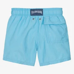 Vilebrequin Boys Blue Water-Reactive Swim Shorts