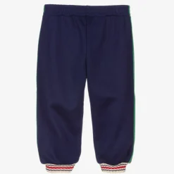 Gucci Boys Blue Web Trim Joggers