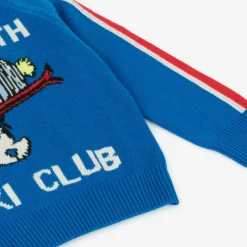 MC2 Saint Barth Boys Blue Wool & Cashmere Peanuts© Jumper New