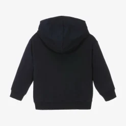 Mayoral Boys Blue Zip-Up Hooded Top Discount