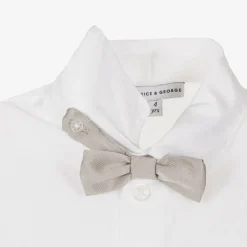 Beatrice amp; George Boys Bronze Satin Twill Suit New