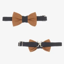 Beau KiD Boys Brown & Blue Suit Discount