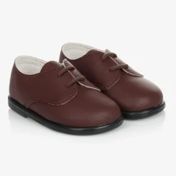 Early Days Boys Brown First Walker Shoes Clearance