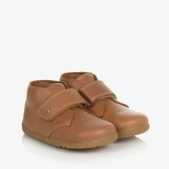 Bobux Boys Brown Leather First-Walker Boots Clearance