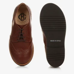 Beatrice amp; George Boys Brown Leather Lace-Up Brogues Sale