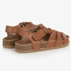 Old Soles Boys Brown Leather Sandals Online
