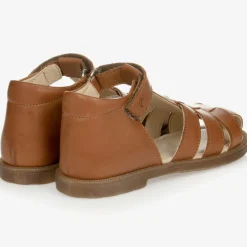 Falcotto by Naturino Boys Brown Leather Sandals Outlet