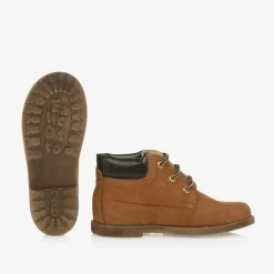Falcotto by Naturino Boys Brown Nubuck Leather Boots Online