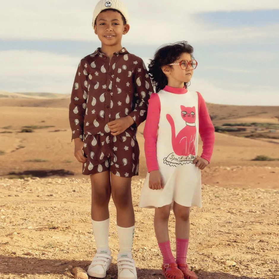 Mini Rodini Boys Brown Organic Cotton Paisley Shorts Sale