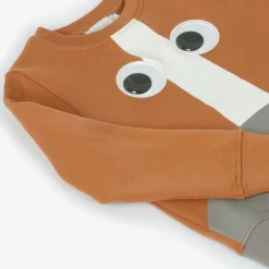Stella McCartney Kids Boys Brown Organic Horse Sweatshirt Online