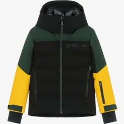 Moncler Enfant Boys Colourblock Montmiral Ski Jacket Clearance