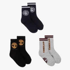 Timberland Boys Cotton Ankle Socks (3 Pack) Sale