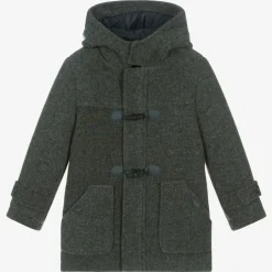 Mayoral Boys Dark Grey Duffle Coat Best