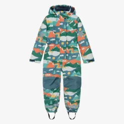 Frugi Boys Green Alpine Snowsuit Hot