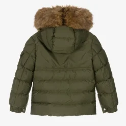 Moncler Enfant Boys Green Byronf Puffer Jacket Discount
