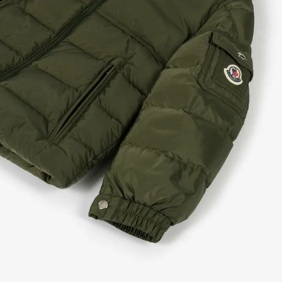 Moncler Enfant Boys Green Byronf Puffer Jacket Discount