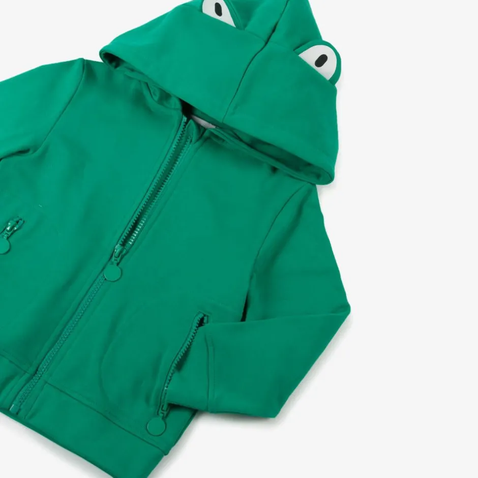 Stella McCartney Kids Boys Green Cotton Frog Tracksuit Sale