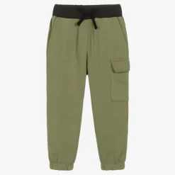 Joyday Boys Green Cotton Jersey Joggers Best