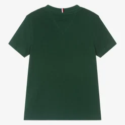 Tommy Hilfiger Boys Green Cotton T-Shirt Best