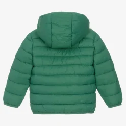 Mayoral Boys Green Hooded Puffer Jacket