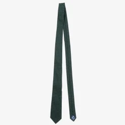 House of Cavani Boys Green Satin Polka Dot Tie Set Best