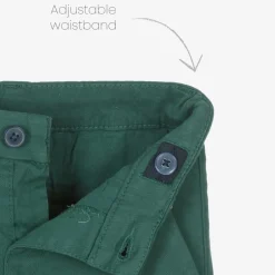 Mayoral Boys Green Slim Fit Chino Trousers New