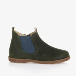 Falcotto by Naturino Boys Green Suede Leather Boots Best