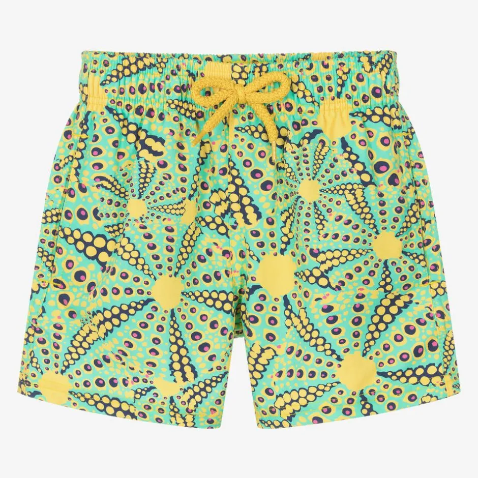Vilebrequin Boys Green Sun Print Swim Shorts Best