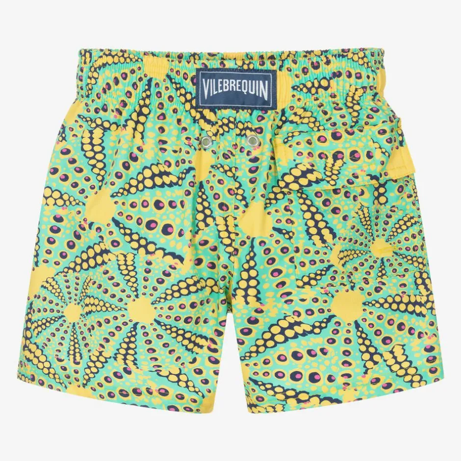 Vilebrequin Boys Green Sun Print Swim Shorts Best