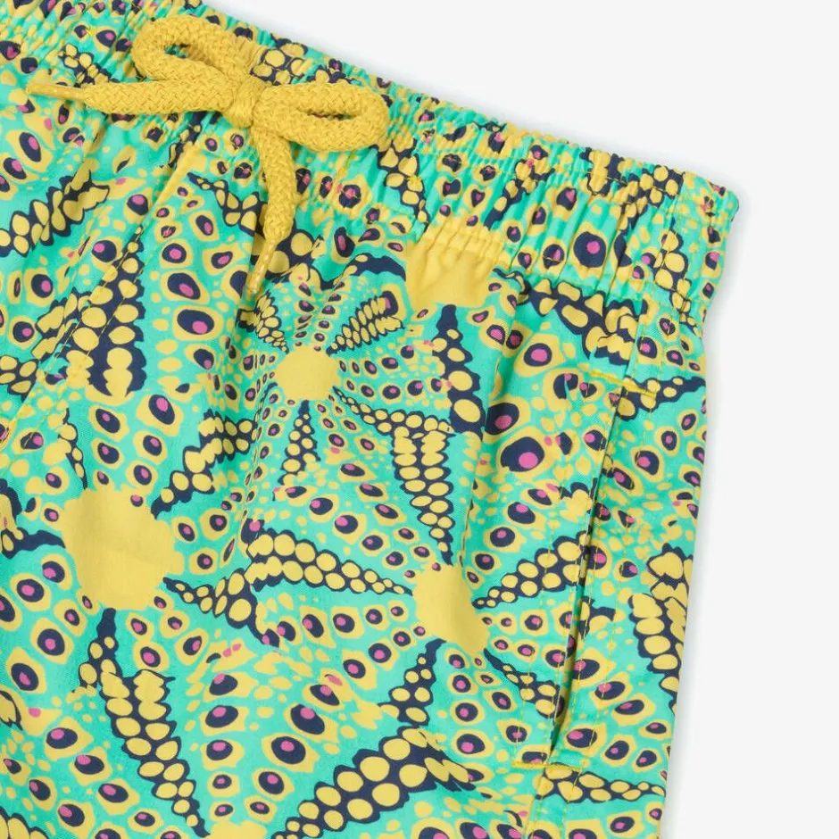 Vilebrequin Boys Green Sun Print Swim Shorts Best