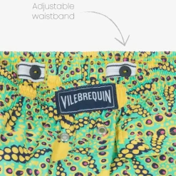 Vilebrequin Boys Green Sun Print Swim Shorts Best