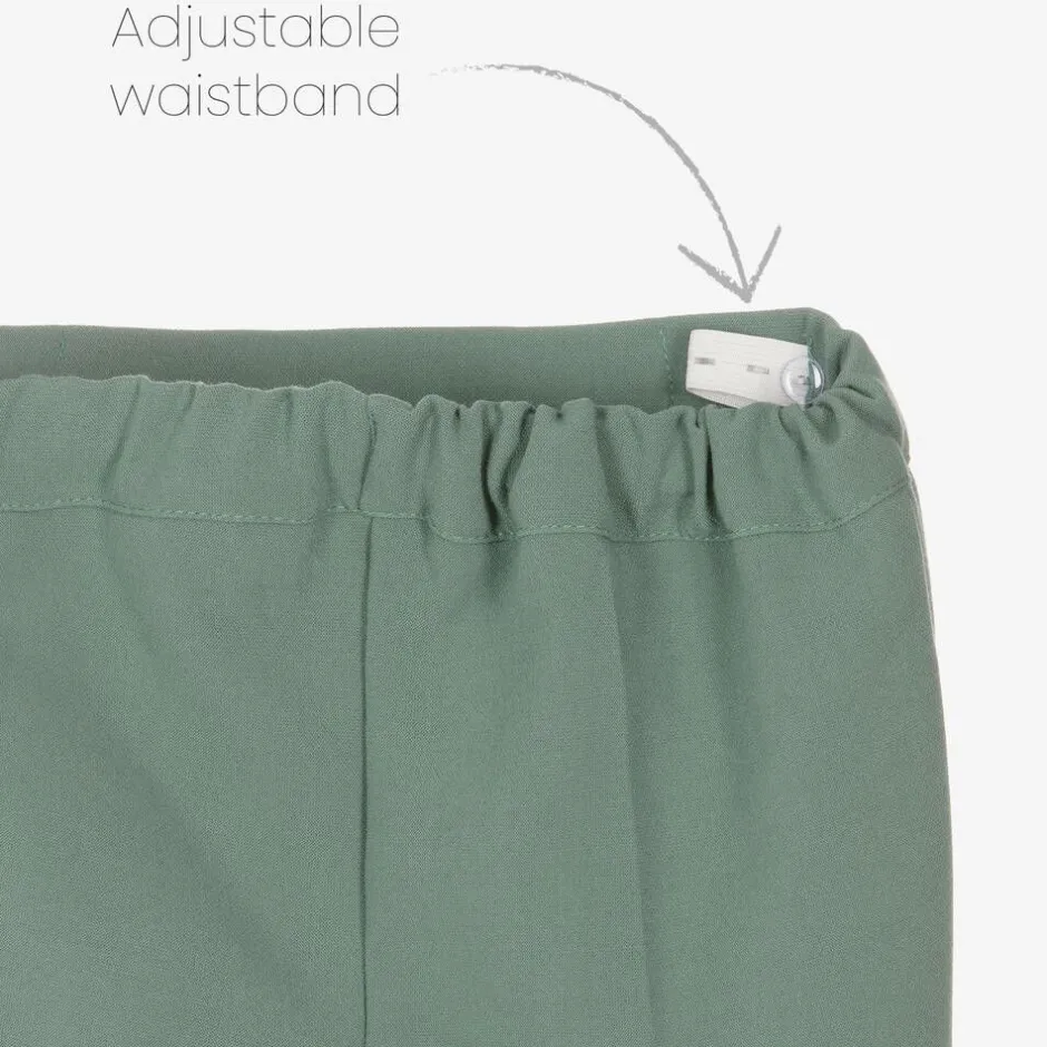 Andreeatex Boys Green Twill Suit New