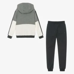 Mayoral Nukutavake Boys Grey & Blue Jersey Tracksuit