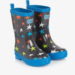 Hatley Boys Grey & Blue Ombré Stars Rain Boots Outlet