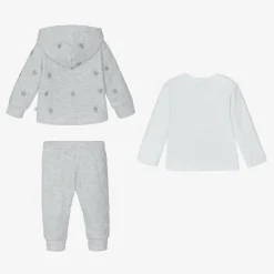 Caramelo Kids Boys Grey 3 Piece Tracksuit