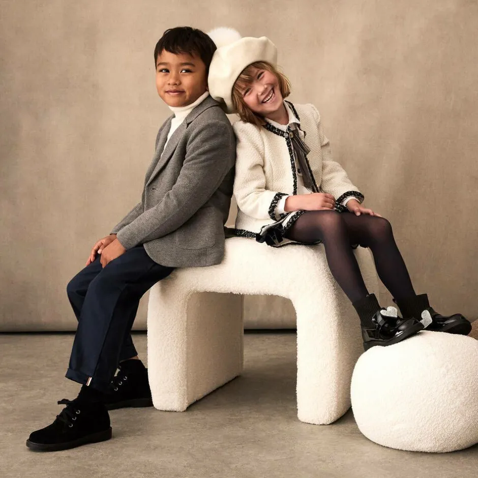 Tutto Piccolo Boys Grey Cotton Blazer Sale