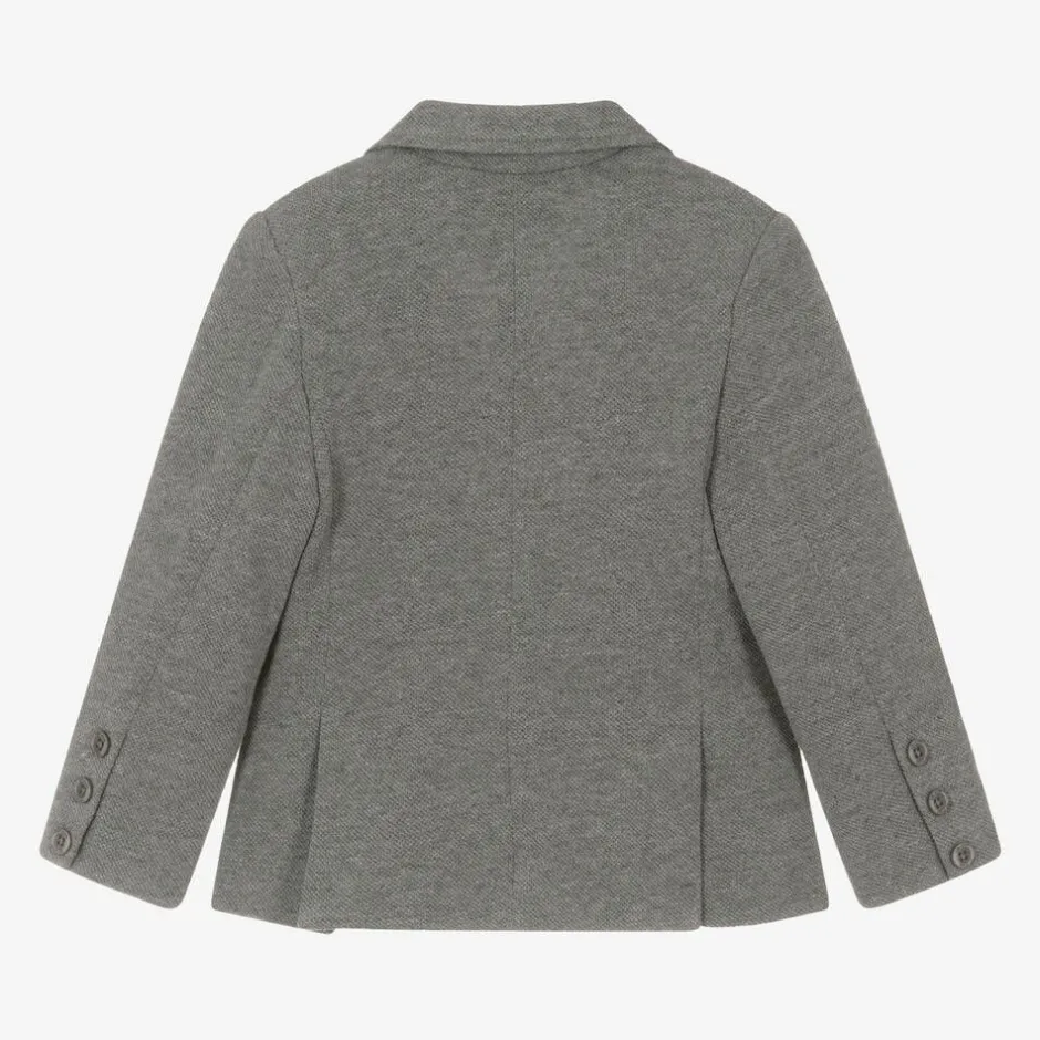 Tutto Piccolo Boys Grey Cotton Blazer Sale