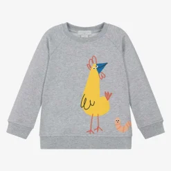 Stella McCartney Kids Boys Grey Cotton Sweatshirt