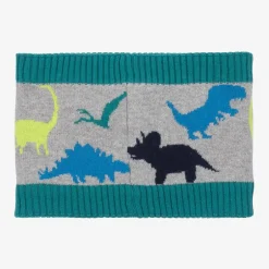 Boboli Boys Grey Dinosaur Snood Sale
