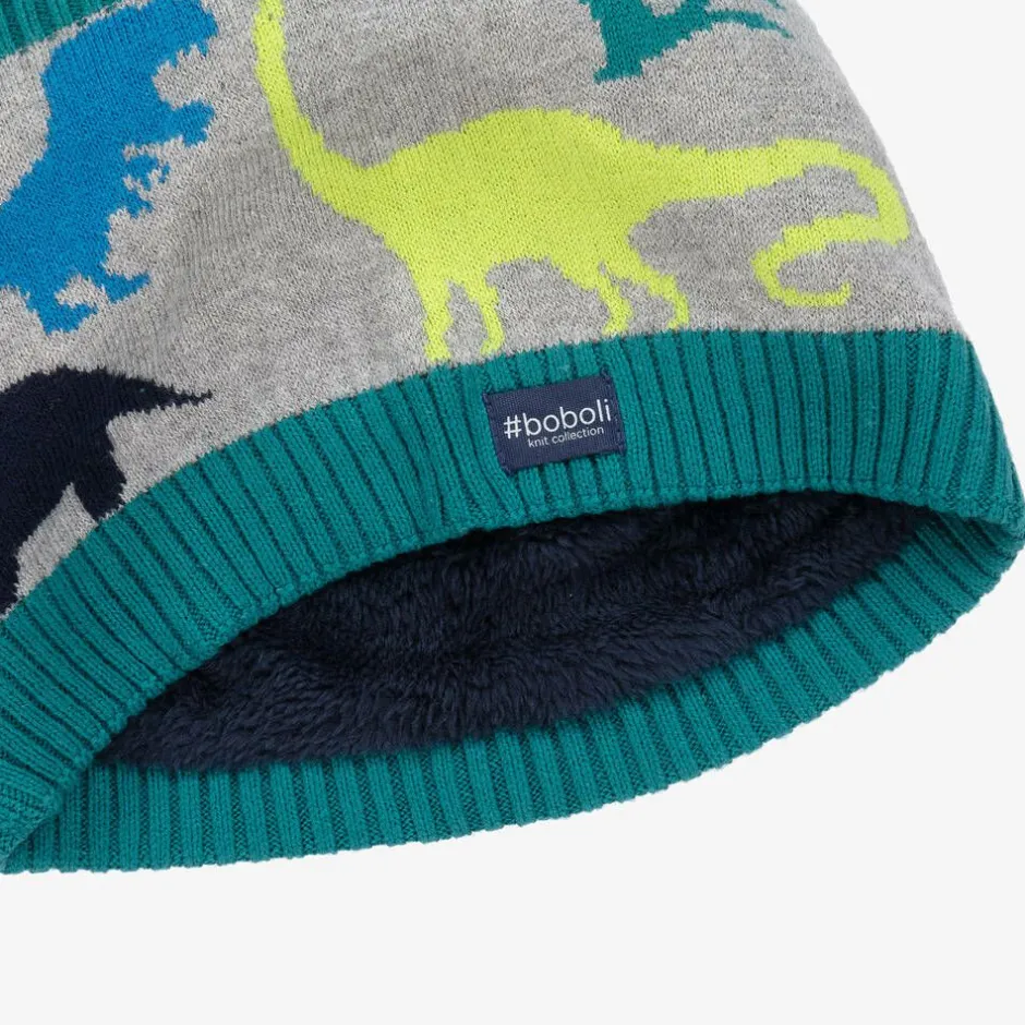 Boboli Boys Grey Dinosaur Snood Sale