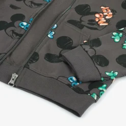 iDO Baby Boys Grey Disney Cotton Zip-Up Top Clearance